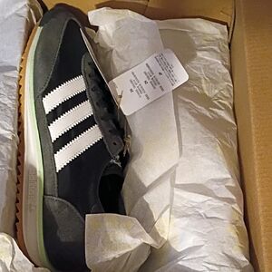 Adidas Women's  Black and White Sneakers